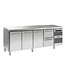 Koelwerkbank Gastro K 2207 CSG A DL/DL/DL/2D L2 - 1/1 GN