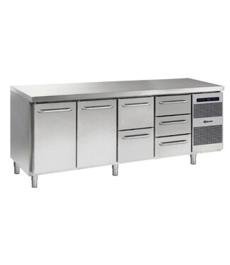 Gram Koelwerkbank Gastro K 2207 CSG A DL/DL/2D/3DR L2 - 1/1 GN