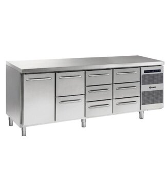 Gram Koelwerkbank Gastro K 2207 CSG A DL/2D/3D/3D L2 - 1/1 GN