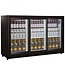 Barkoeler Horeca | 3 schuifdeuren | zwart | 330L | (H)87x(B)135x(D)52