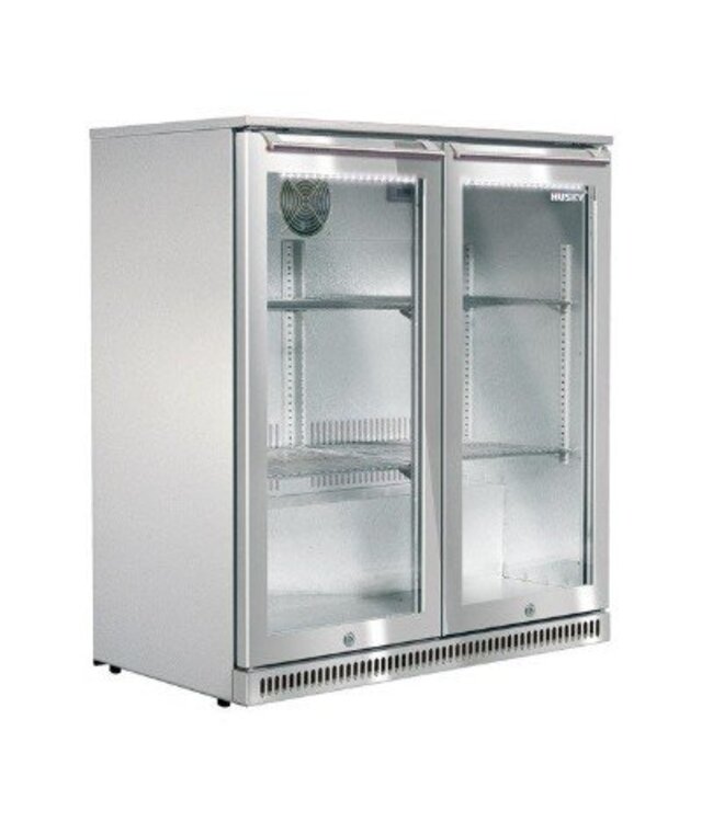 Barkoeler OUTDOOR RVS | 2 klapdeuren | 189L | (H)84x(B)87x(D)50