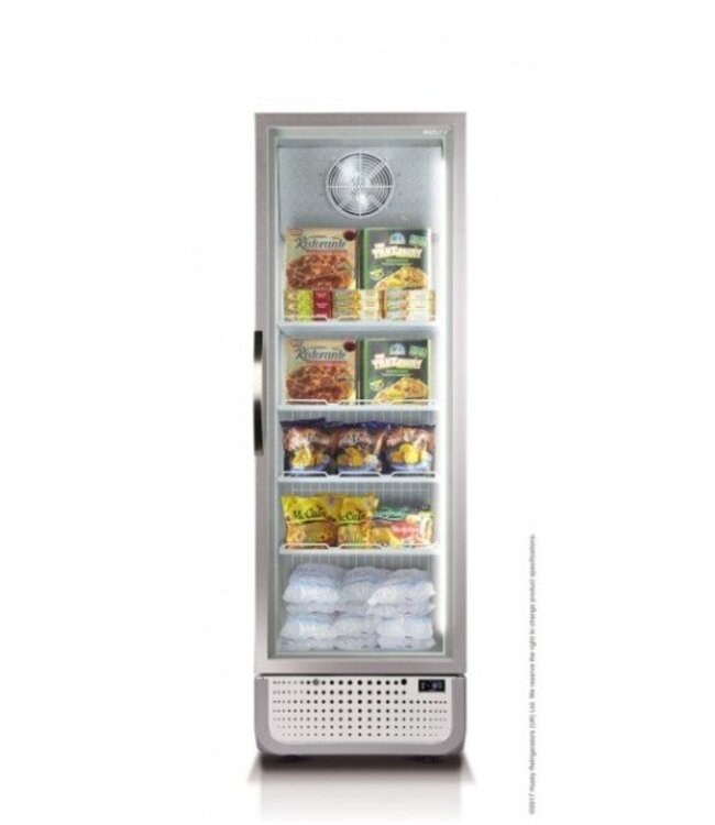 Vrieskast Pro Ventilator glasdeur | 378L | (H)198,5x(B)x65(D)71,9