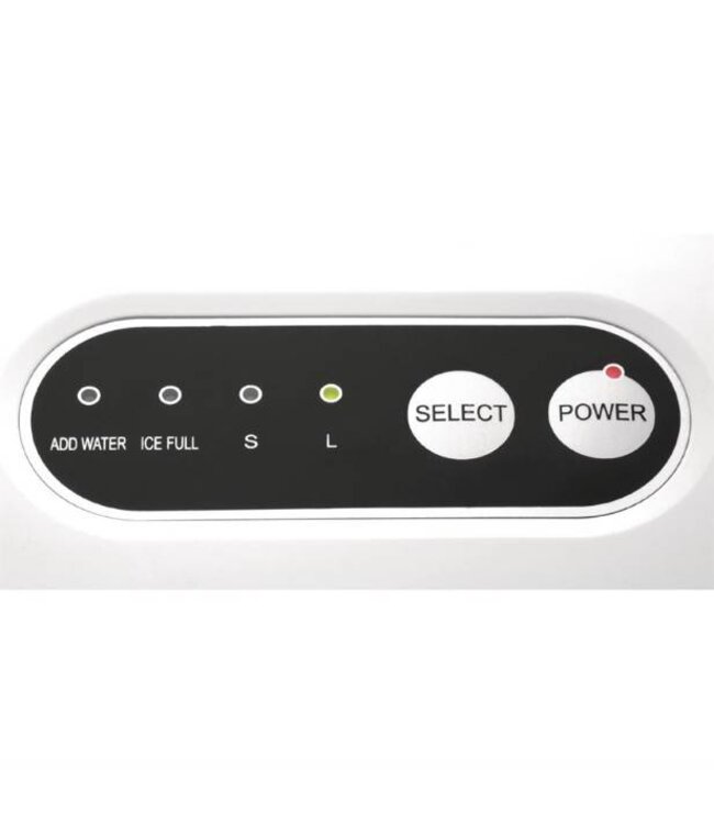 IJsblokjesmachine Caterlite | Handmatig water vullen | Holle ijsblokjes | 10kg/24u | 1kg bunker