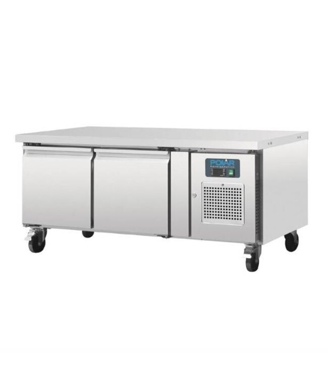 Lage koelwerkbank | 2 Deurs | 214L | (H)65x(B)137x(D)70cm