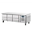 Polar Lage koelwerkbank | 6 lades | 317L | (H)65x(B)179,5x(D)70