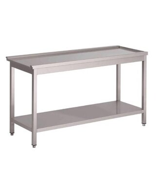 RVS Aan/afvoertafel  - voor 50x50 korven - 80cm