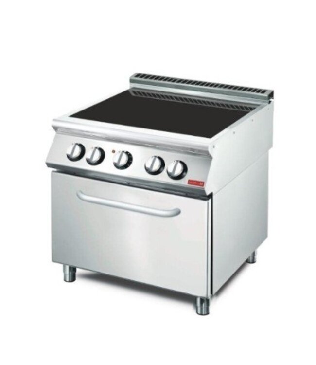 Keramisch fornuis Gastro M 700 | 4 zones | met oven | (H)85x(B)80x(D)70