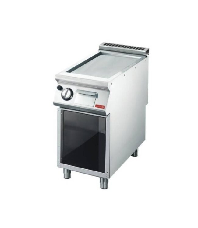 Bakplaat aardgas | glad | Gastro M 700 | 6kW | (H)85x(B)40x(D)70