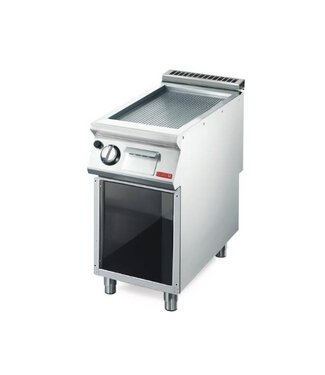 Gastro M Bakplaat aardgas | gegroefd | Gastro M 700 | 6kW | (H)85x(B)40x(D)70