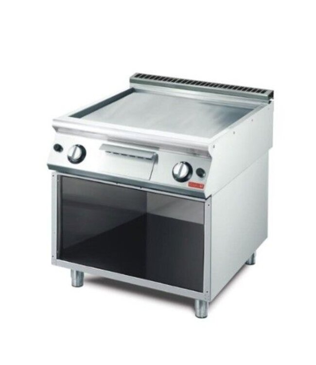 Bakplaat aardgas | glad | Gastro M 700 | 12kW | (H)85x(B)80x(D)70