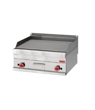 Gastro M Bakplaat gas Gastro M 650 | verchroomd | glad | aardgas | 11,4kW | (H)28x(B)70x(D)65