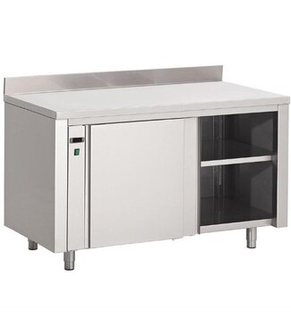 Gastro M RVS warmhoudkast Gastro M - met spatrand - (H)85x(B)100x(D)70