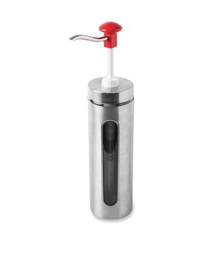 RVS sausdispenser Rood - 2L