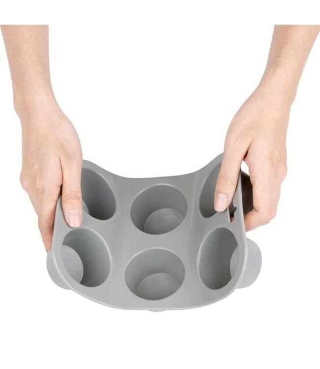 Flexibele basic bakvorm - 6 muffins
