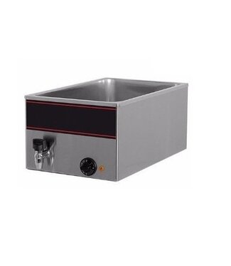 Bain marie Bradan met aftapkraan - 1/1GN - 15cm