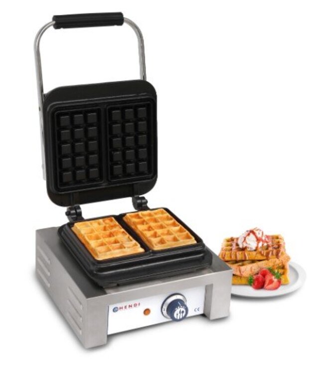 Hendi Wafelmaker - 2 Brusselse wafels