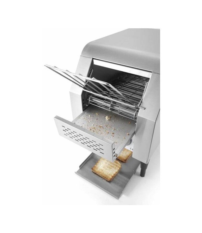 Doorloop broodrooster enkel - twee aparte elementen