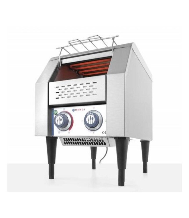 Doorloop broodrooster enkel - twee aparte elementen