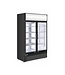 Hendi Display koelkast dubbeldeurs met lichtbak | 750L | (H)196,5x(B)112x(D)59,5