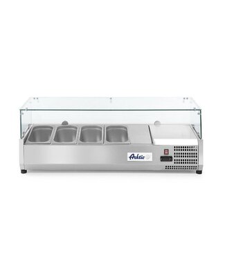 Arktic Opzetkoelvitrine Kitchen Line | 4x 1/3GN | (H)45,6x(B)120,8x(D)40cm