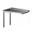 Hendi RVS Afvoertafel voor Doorschuifvaatwasser - Rechts - (H)85x(B)100x(D)70cm
