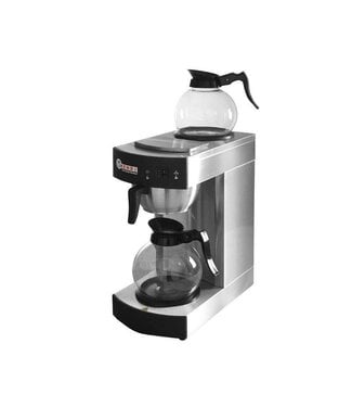 Hendi Koffiezetapparaat Kitchen - 1,8 Liter - Inclusief 2 kannen en 50 filters