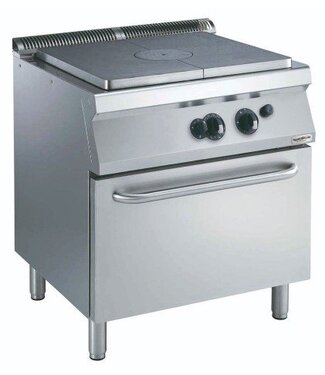 Combisteel Kookplaatfornuis | met gasoven | (H)85x(B)80x(D)70