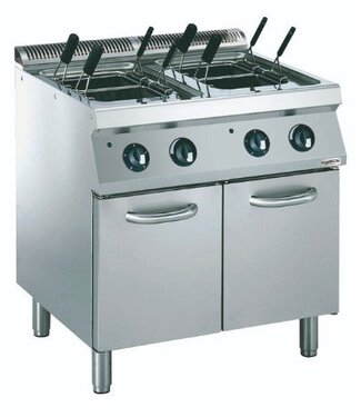 Combisteel Elektrische Pasta koker | 2x25 Liter | 12kW | (H)85x(B)80x(D)70