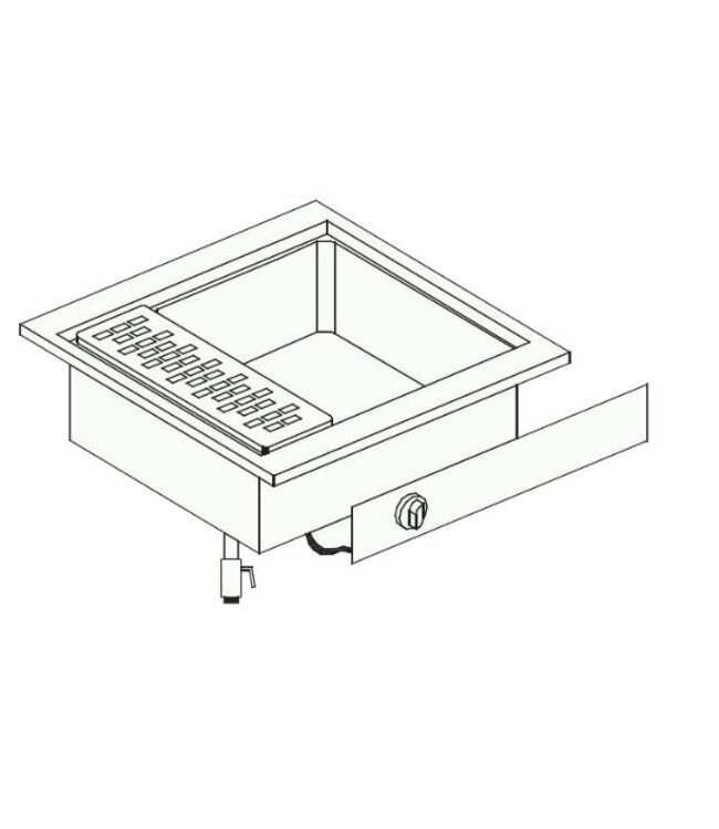 Elektrische pastakoker | Drop-In | (H)33,1x(B)40x(D)60