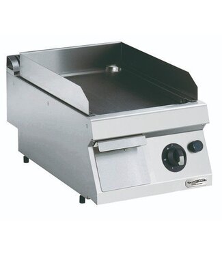 Combisteel Bakplaat op gas | glad | 7kW | (H)25x(B)40x(D)70