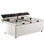 Combisteel Elektrische friteuse | Tafelmodel | 2x6 liter | 2x3,3kW