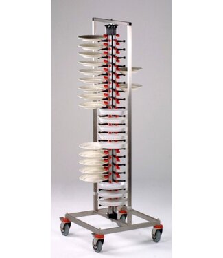 Bordenrek verrijdbaar | 84 borden