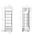 Display koelkast | Glazen deur | 360L | (H)197,3x(B)61x(D)61cm