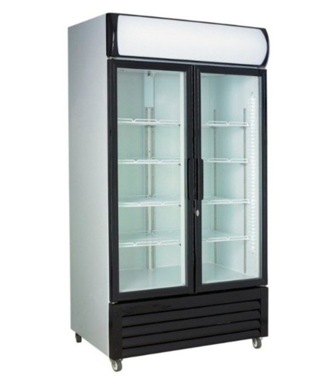 Display koelkast | Glazen deuren | 670L | (H)197,3x(B)112x(D)61cm