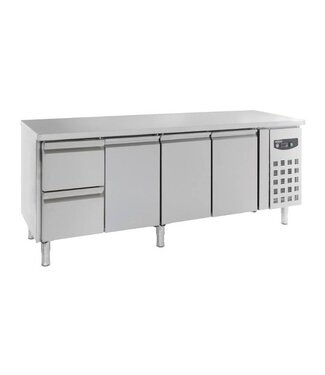 Combisteel Koelwerkbank Standard Line | 3 deur en 2 lades | 553L | (H)85x(B)223x(D)70