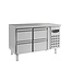 Combisteel Koelwerkbank Standard Line | 4 lades | 282L | (H)85x(B)136x(D)70