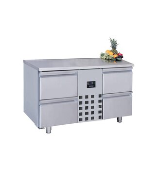 Combisteel Koelwerkbank | monoblock | 4 lades | 281L | (H)85x(B)130x(D)70