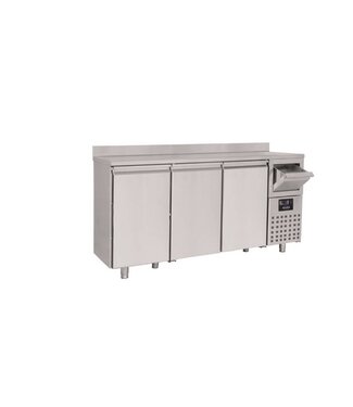 Combisteel Koelwerkbank Pro Line | 3 deurs met afvalbak | 632L | (H)105x(B)213,5x(D)60