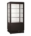 Combisteel Tafelmodel koelvitrine | Zwart | 68L | (H)88,5x(B)42,8x(D)38,6