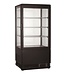 Combisteel Tafelmodel koelvitrine | Zwart | 78L | (H)96x(B)42,8x(D)38,6