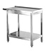 Modular RVS Aan en afvoertafel - 80cm