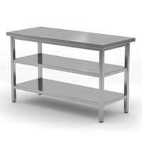 Centrale werktafel met dubbel onderblad | Breedte 800-1900mm | Diepte 700-800mm | 24 opties Centrale werktafel met dubbel onderblad | Breedte 800-1900mm | Diepte 700-800mm | 24 opties