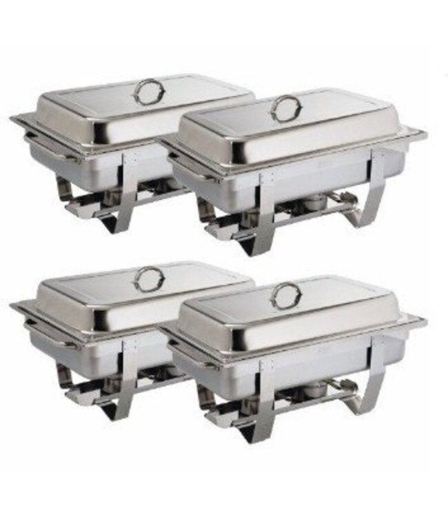 Chafing dish Olympia - 1/1GN - 4 stuks