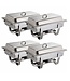 Chafing dish Olympia - 1/1GN - 4 stuks