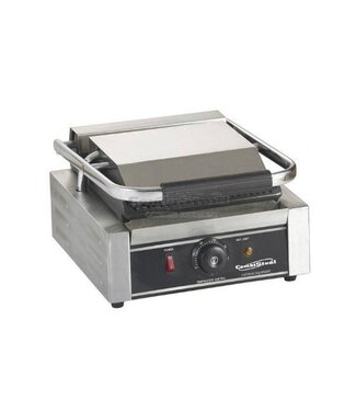 Combisteel Contactgrill smal | combisteel | gegroefd | 1,8kW | (H)19x(B)32x(D)41