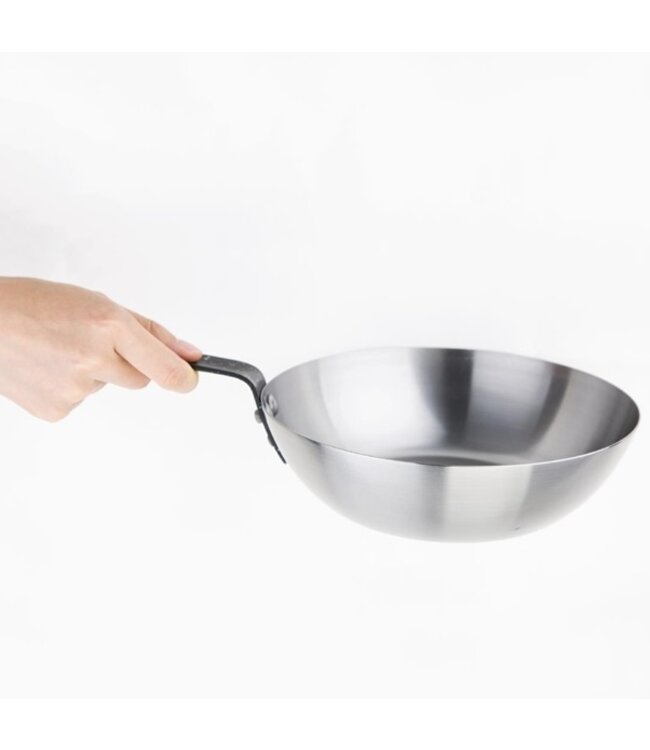 Plaatstaal wokpan - Ø28cm
