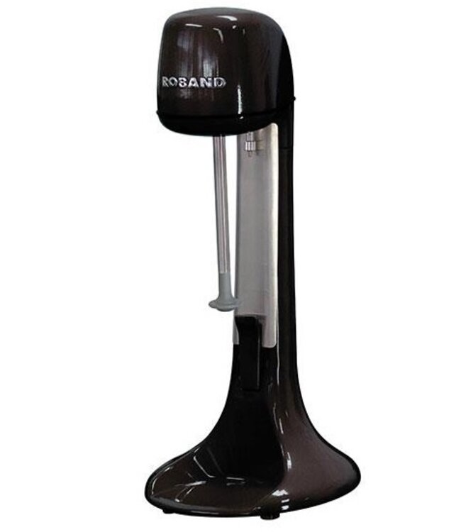 Roband Milkshake mixer - incl 3 opzetstukken (voor extra dik of extra luchtig) - zwart