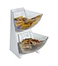 Buffet dispenser rack 2 lagen