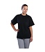 Zwart t-shirt met buisconstructie | Unisex | Maat M-XL