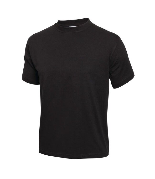 Zwart t-shirt met buisconstructie | Unisex | Maat M-XL